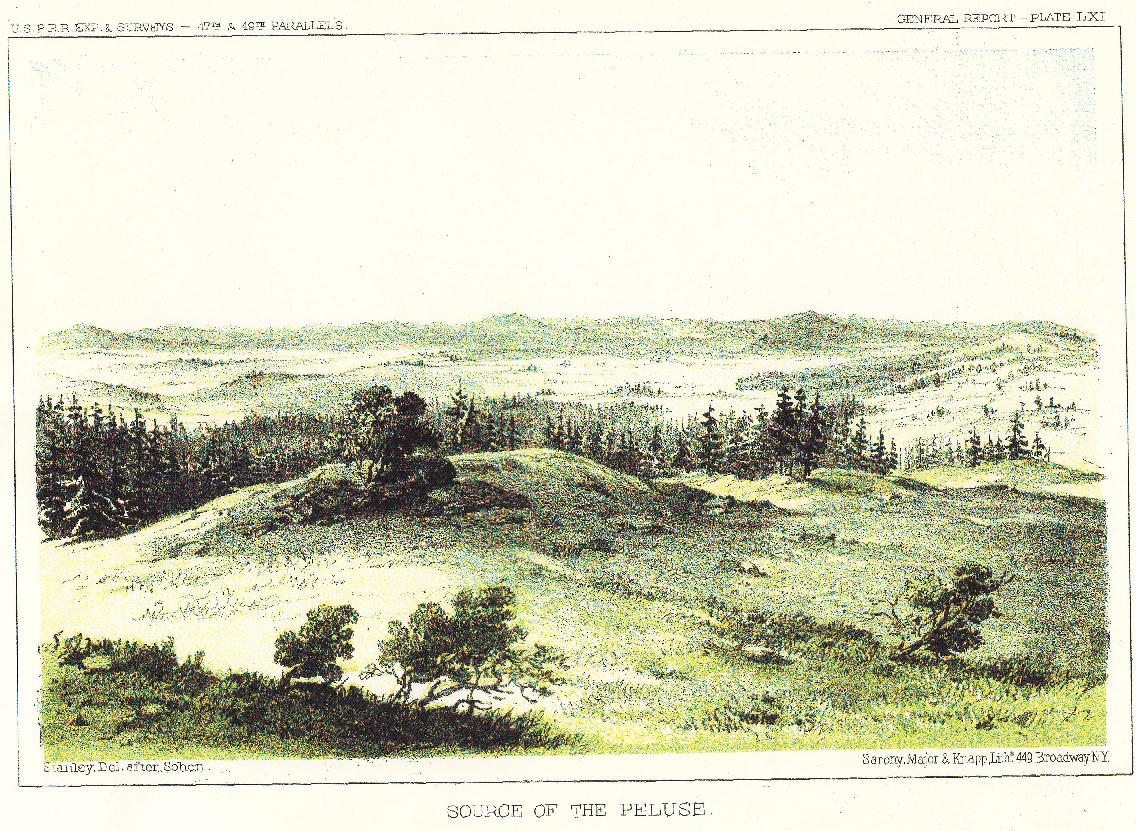 [Lithograph showing mid-nineteenth century landscape.]